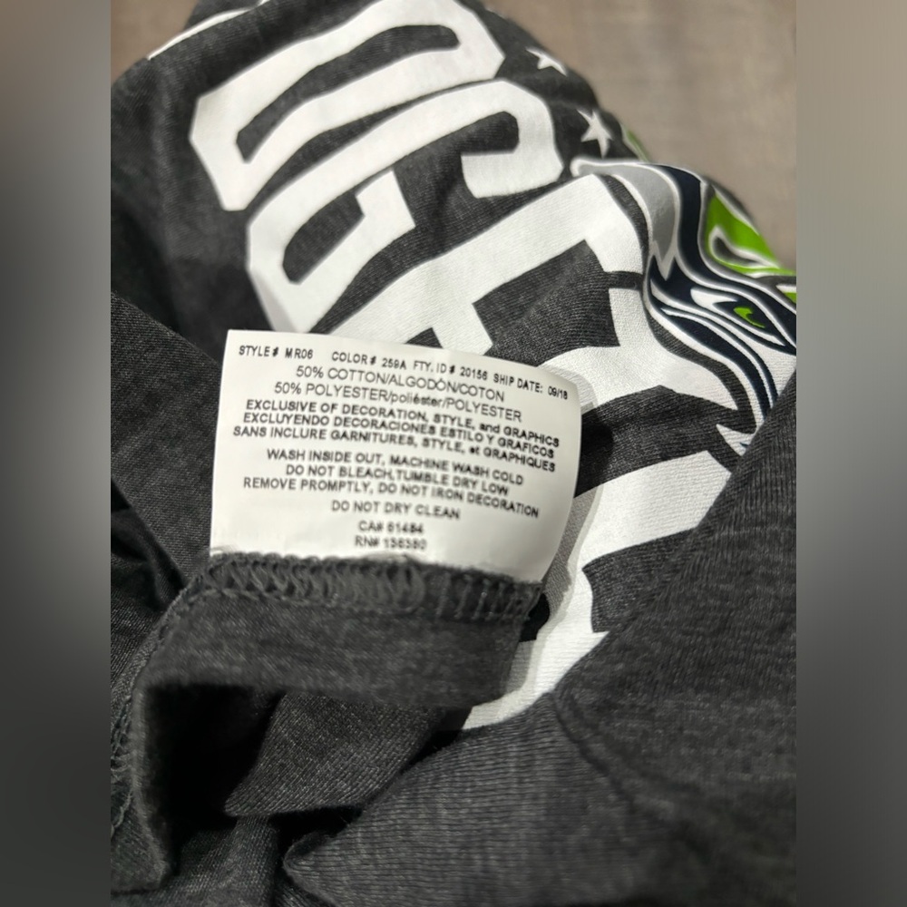 NWOT Seattle Seahawks Fanatics T Men’s  LG - Picture 6 of 7